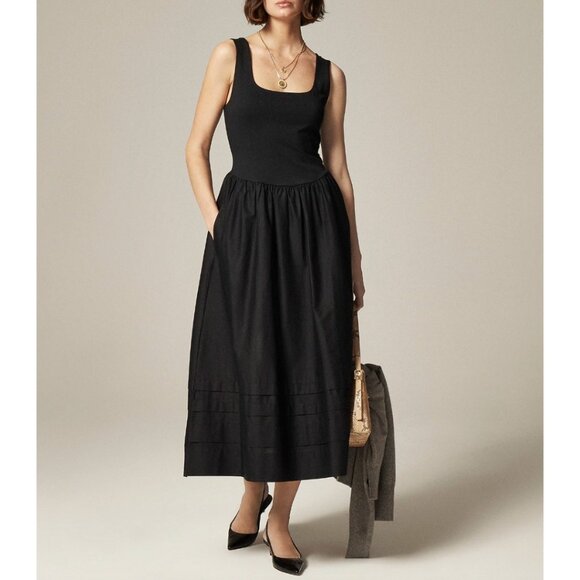 J. Crew Dresses & Skirts - NWT J. Crew Petite Drop Waist Mixy Dress Womens Large PL Item CJ498